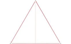 Bent Canvas Plain Single Tarp High Rise / Zipper Red