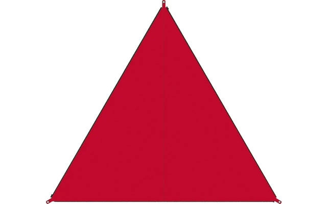 Bent Canvas Plain Single Tarp White / Zipper Red 9 Bent Canvas Plain Single Tarp White / Zipper Red – Bild 7