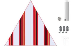 Bent Canvas Allover Set Tarp Caribbean Stripe Hawaii / Zipper Light Blue -Outwell Verkäufe 251479 2376740 1