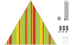 Bent Canvas Allover Set Tarp Caribbean Stripe Hawaii / Zipper Light Blue -Outwell Verkäufe 251481 2376752 1