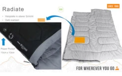 Vango Radiate Single Deckenschlafsack Schwarz 12 Vango Radiate Single Deckenschlafsack Schwarz -Outwell Verkäufe 306982 2716898