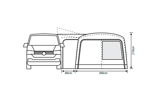 Outdoor Revolution Cayman Combo Air Vorzelt Low 180 Bis 210 Cm 9 Outdoor Revolution Cayman Combo Air Vorzelt Low 180 Bis 210 Cm – Bild 7
