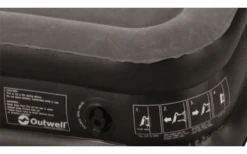 Outwell Excellet Luftmatratze Single 200 X 80 Cm Schwarz/grau