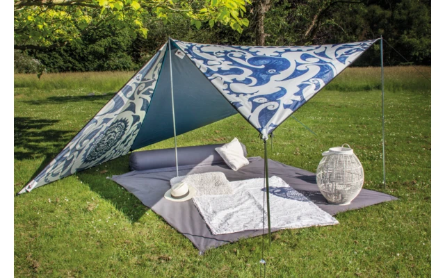 Bent Sonnensegel Zip Protect Canvas Single Dunkelblau/RV Hellblau 7 Bent Sonnensegel Zip Protect Canvas Single Dunkelblau/RV Hellblau – Bild 5