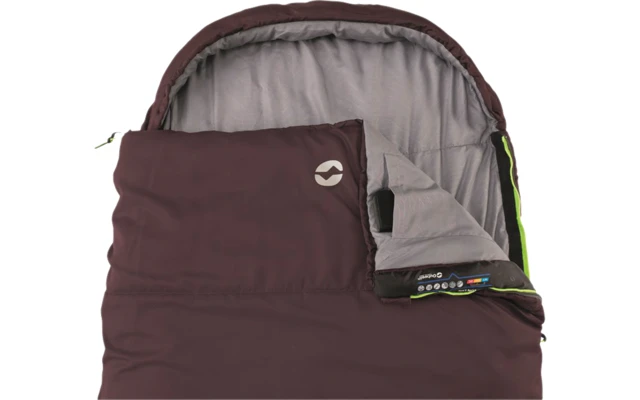Outwell Campion Lux Aubergine Mumienschlafsack 225 X 85 Cm Dunkelrot 6 Outwell Campion Lux Aubergine Mumienschlafsack 225 X 85 Cm Dunkelrot – Bild 4