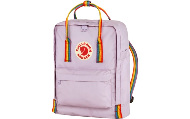 Fjällräven Kanken Rainbow Rucksack 16 Volumen Pastel Lavender-Rainbow 8 Fjällräven Kanken Rainbow Rucksack 16 Volumen Pastel Lavender-Rainbow – Bild 6